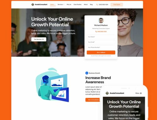 Avada Consultant Prebuilt Website